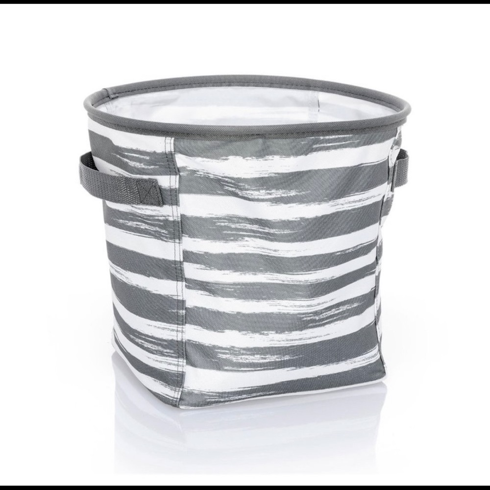 Thirty one mini storage bin grey brushstroke